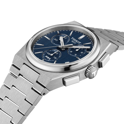 Reloj Tissot PRX Cronógrafo 41 esfera azul