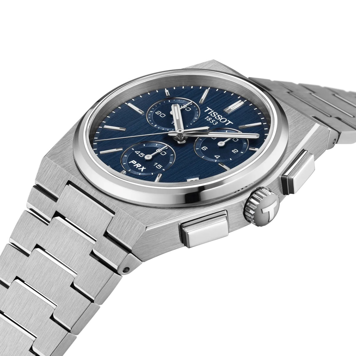 Reloj Tissot PRX Cronógrafo 41 esfera azul