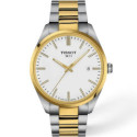 Reloj Tissot PR 100 bicolor esfera blanca 40mm para hombre