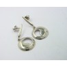 Pendientes Jorge Revilla plata 925 con brillantes