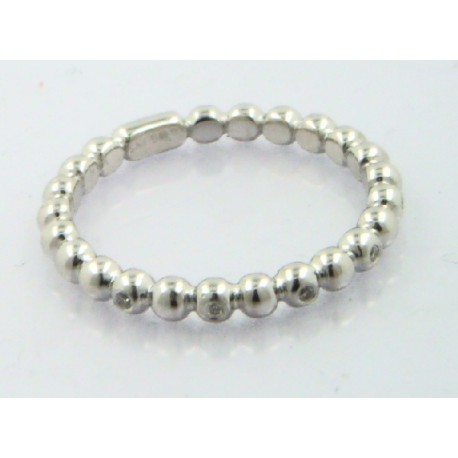 Anillo oro blanco 18k con diamantes