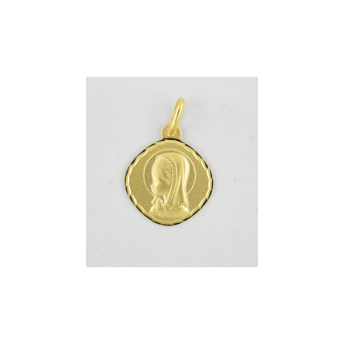 Medalla oro 750 Virgen Niña