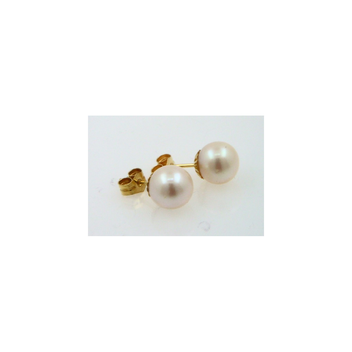 Pendientes oro 750 con perlas cultivadas