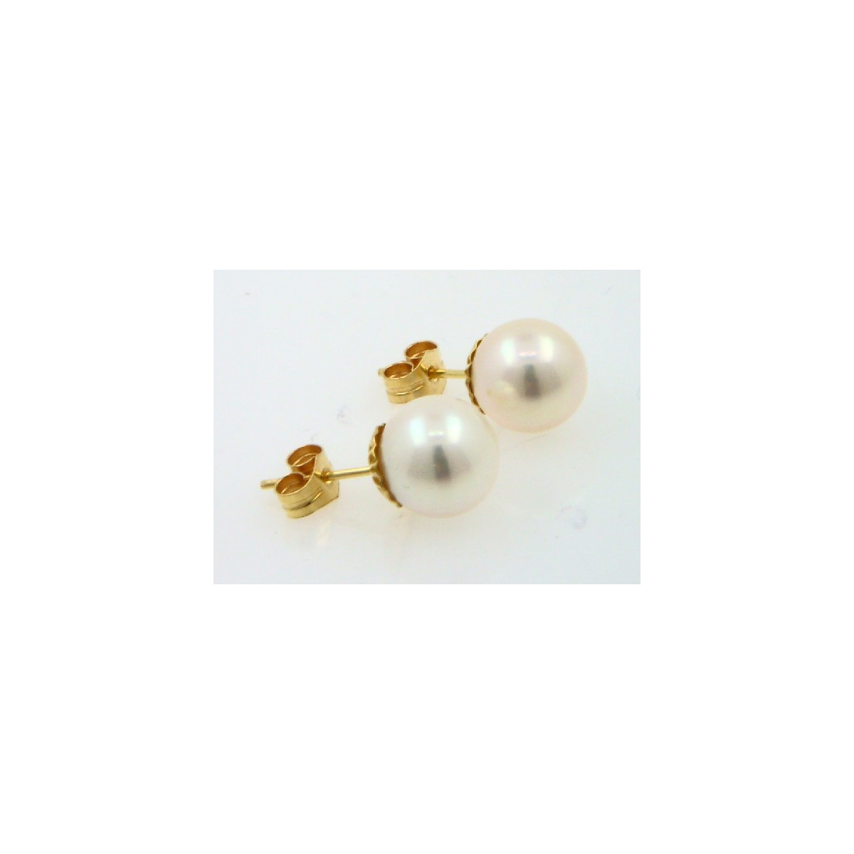 Pendientes oro 750 con perlas cultivadas